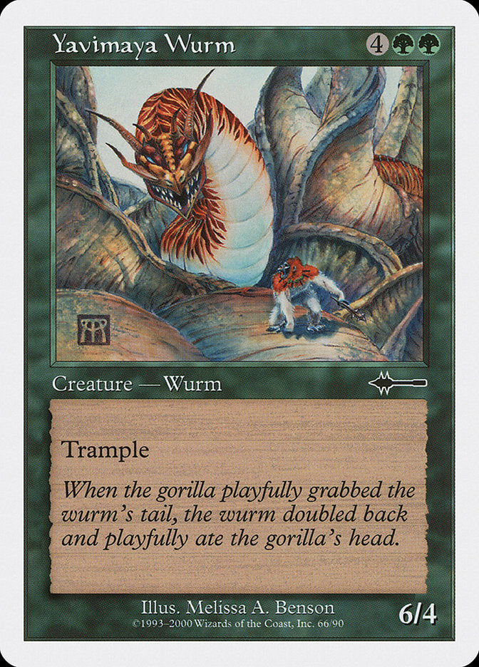 Yavimaya Wurm [Beatdown] | Gate City Games LLC