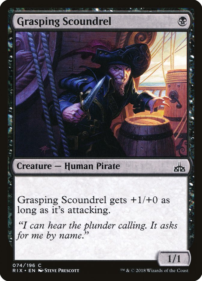 Grasping Scoundrel [Rivals of Ixalan] | Gate City Games LLC