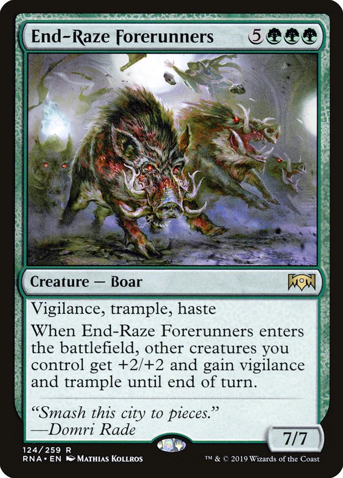 End-Raze Forerunners [Ravnica Allegiance] | Gate City Games LLC