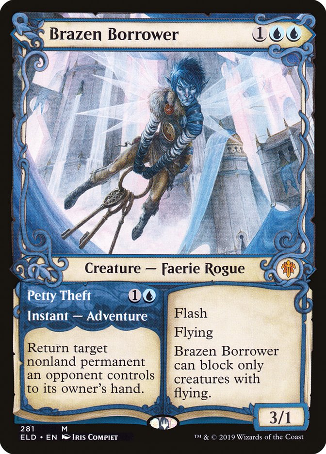 Brazen Borrower // Petty Theft (Showcase) [Throne of Eldraine] | Gate City Games LLC