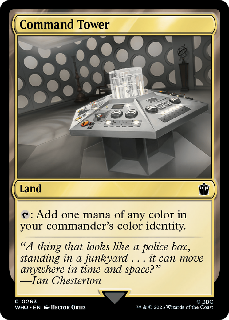 Command Tower (0263) [Doctor Who] | Gate City Games LLC