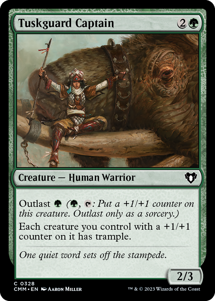 Tuskguard Captain [Commander Masters] | Gate City Games LLC