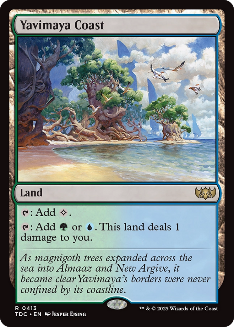 Yavimaya Coast [Tarkir: Dragonstorm Commander] | Gate City Games LLC