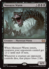 Massacre Wurm [Duskmourn: House of Horror Commander] | Gate City Games LLC