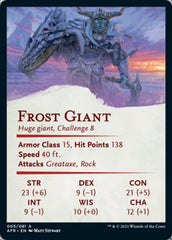 Frost Giant Art Card [Dungeons & Dragons: Adventures in the Forgotten Realms Art Series] | Gate City Games LLC