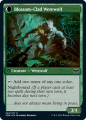 Weaver of Blossoms // Blossom-Clad Werewolf [Innistrad: Crimson Vow] | Gate City Games LLC