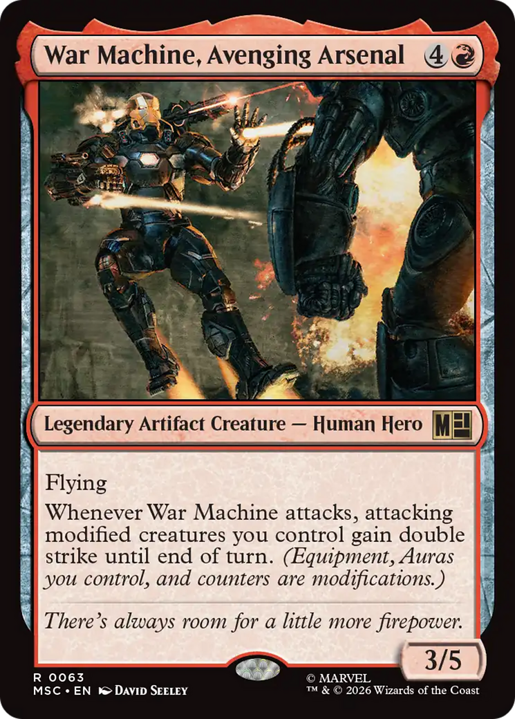 War Machine, Avenging Arsenal [Marvel Super Heroes Commander] | Gate City Games LLC