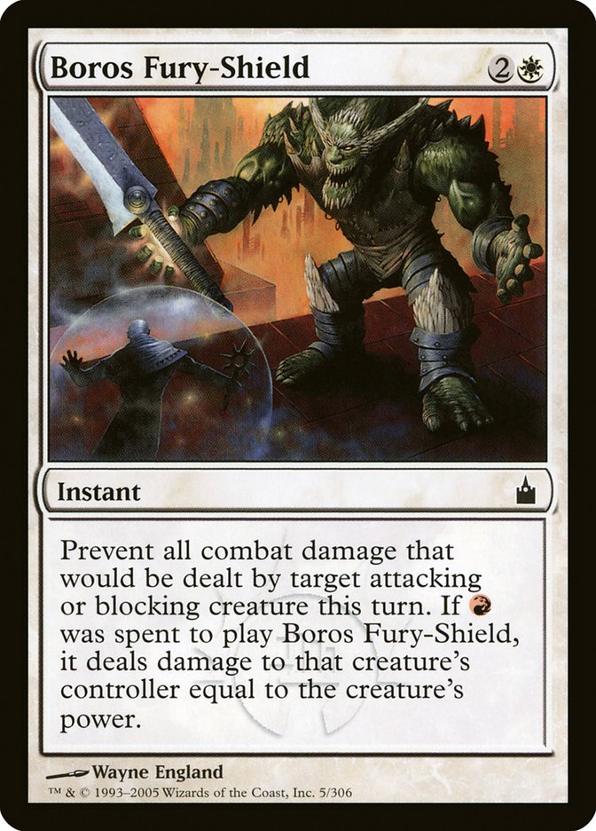 Boros Fury-Shield [Ravnica: City of Guilds] | Gate City Games LLC