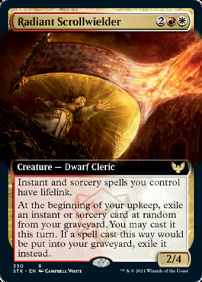 Radiant Scrollwielder (Extended Art) [Strixhaven: School of Mages] | Gate City Games LLC