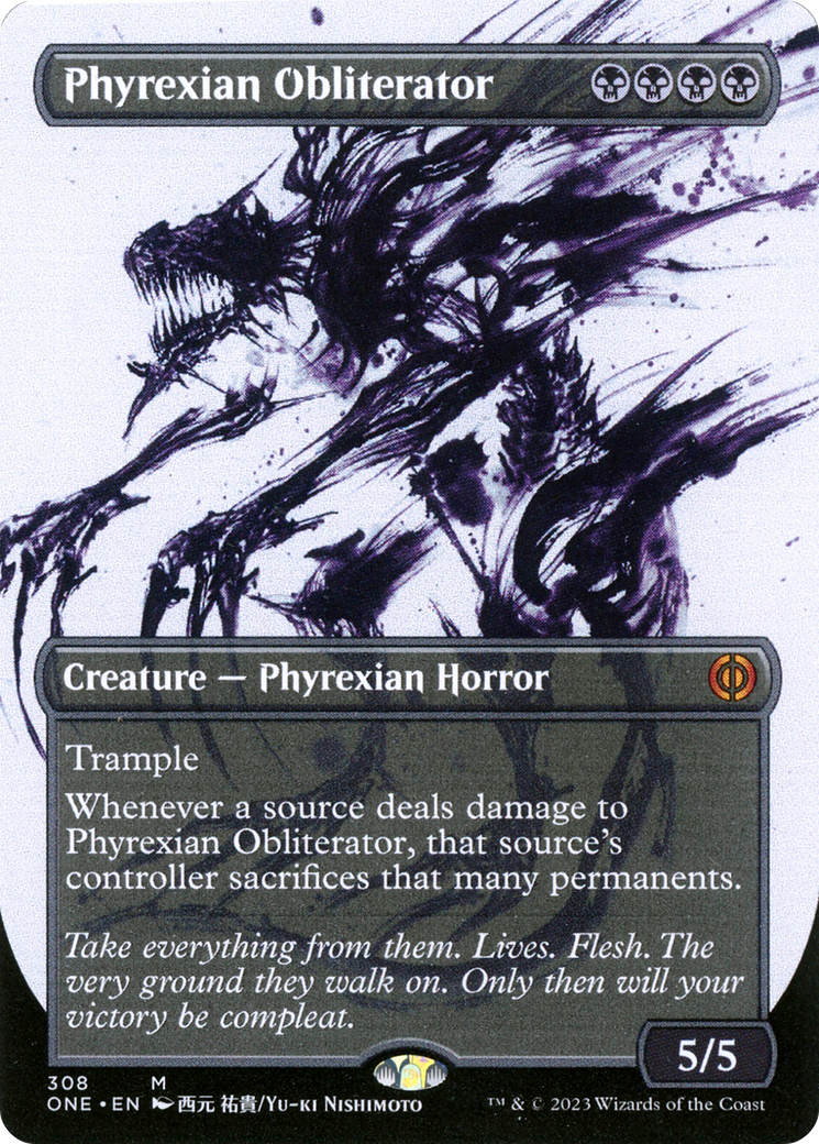 Phyrexian Obliterator (Borderless Ichor) [Phyrexia: All Will Be One] | Gate City Games LLC