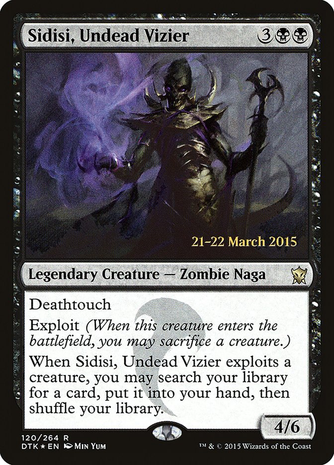 Sidisi, Undead Vizier [Dragons of Tarkir Prerelease Promos] | Gate City Games LLC