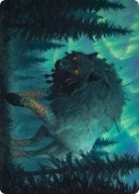 Sarulf, Realm Eater Art Card [Kaldheim Art Series] | Gate City Games LLC