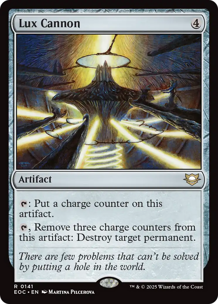 Lux Cannon [Edge of Eternities Commander] | Gate City Games LLC