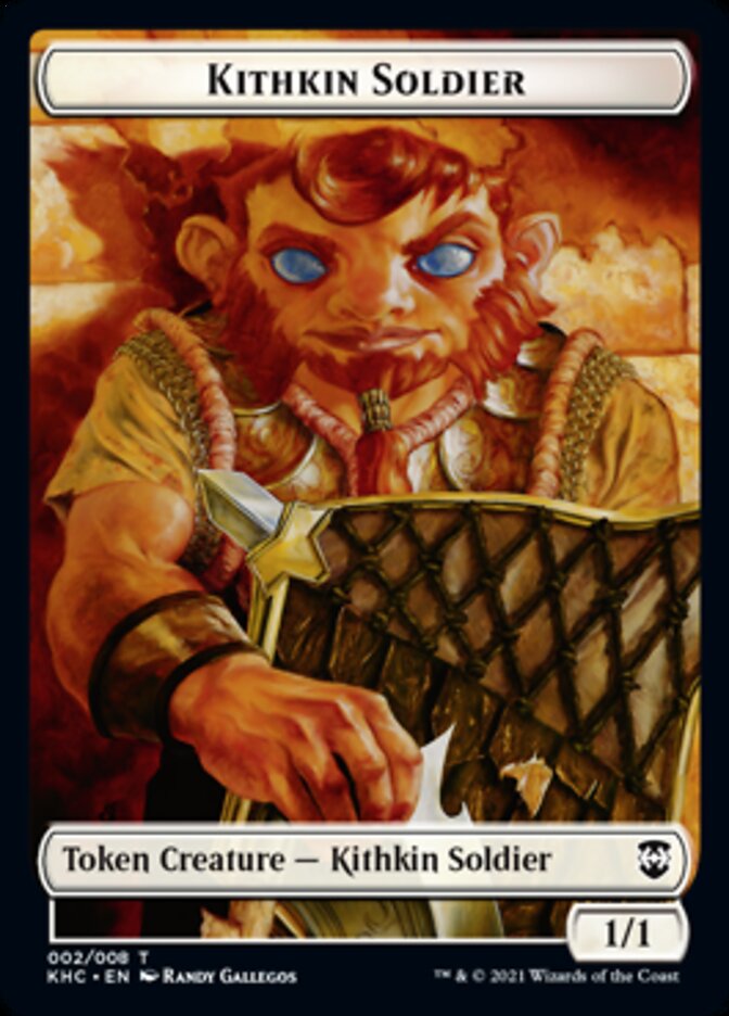 Kithkin Soldier Token [Kaldheim Commander Tokens] | Gate City Games LLC