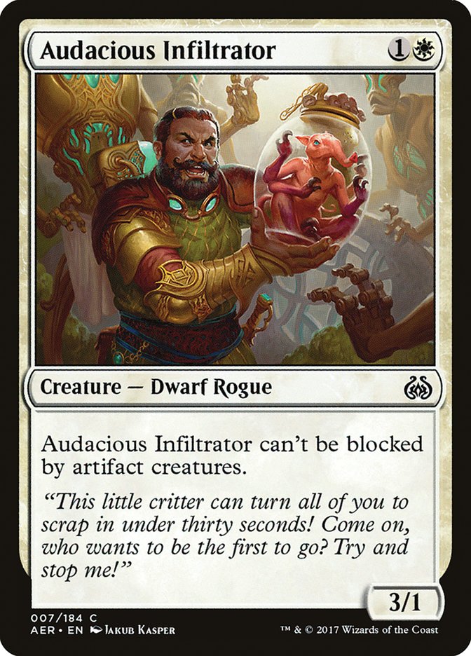 Audacious Infiltrator [Aether Revolt] | Gate City Games LLC