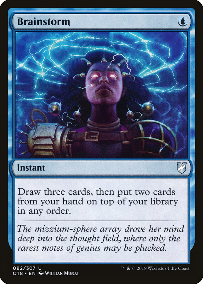 Brainstorm [Commander 2018] | Gate City Games LLC