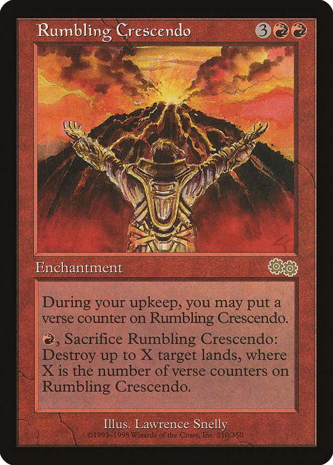Rumbling Crescendo [Urza's Saga] | Gate City Games LLC