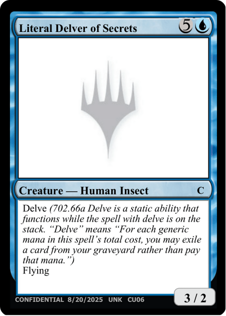 Literal Delver of Secrets [Unknown Event] | Gate City Games LLC