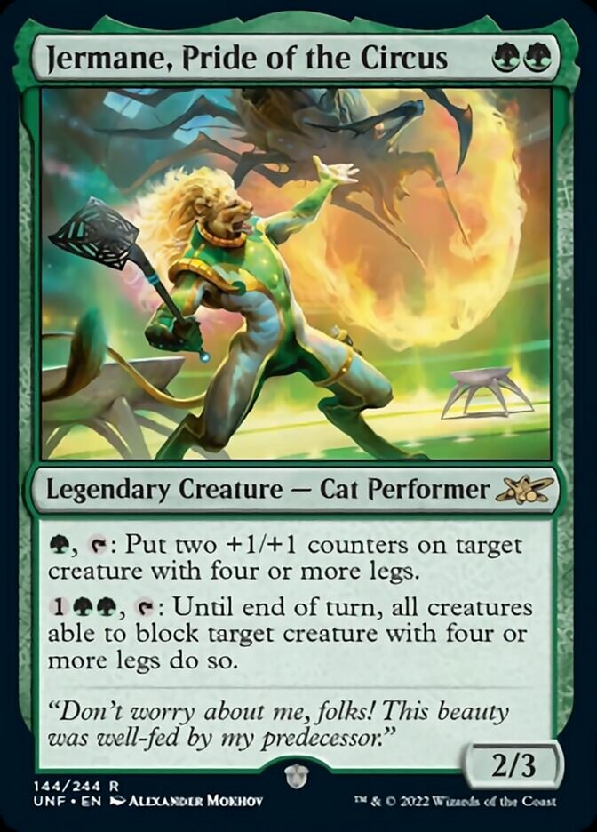Jermane, Pride of the Circus [Unfinity] | Gate City Games LLC