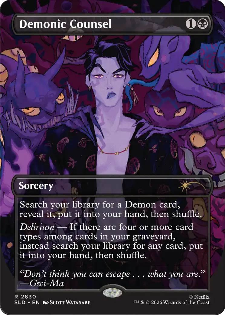 Demonic Counsel [Secret Lair Drop Series] | Gate City Games LLC