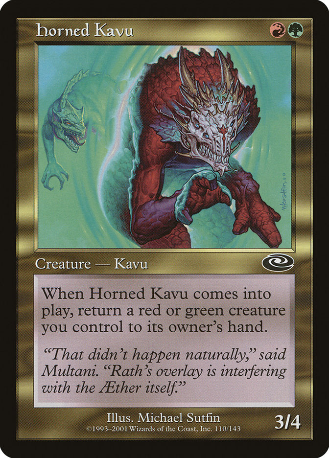 Horned Kavu [Planeshift] | Gate City Games LLC