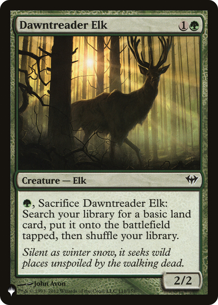 Dawntreader Elk [The List Reprints] | Gate City Games LLC