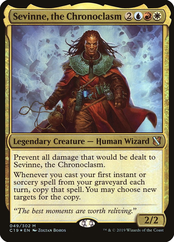 Sevinne, the Chronoclasm (Oversized) [Commander 2019 Oversized] | Gate City Games LLC
