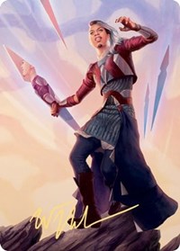 Niko Aris Art Card (Gold-Stamped Signature) [Kaldheim Art Series] | Gate City Games LLC