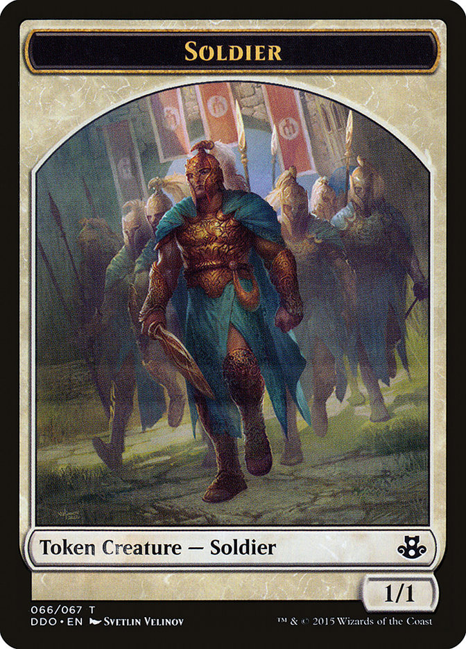 Soldier Token [Duel Decks: Elspeth vs. Kiora] | Gate City Games LLC