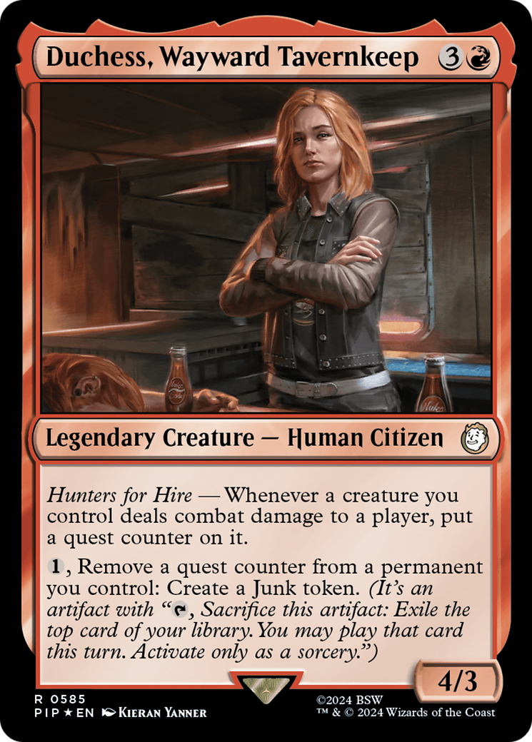 Duchess, Wayward Tavernkeep (Surge Foil) [Fallout] | Gate City Games LLC