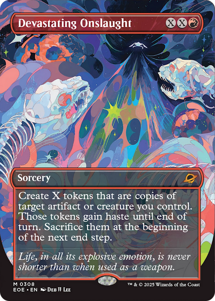 Devastating Onslaught (Borderless) [Edge of Eternities] | Gate City Games LLC