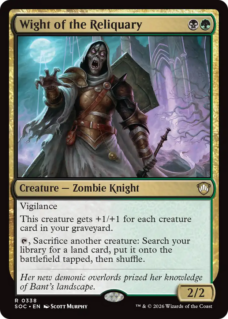 Wight of the Reliquary [Secrets of Strixhaven Commander] | Gate City Games LLC
