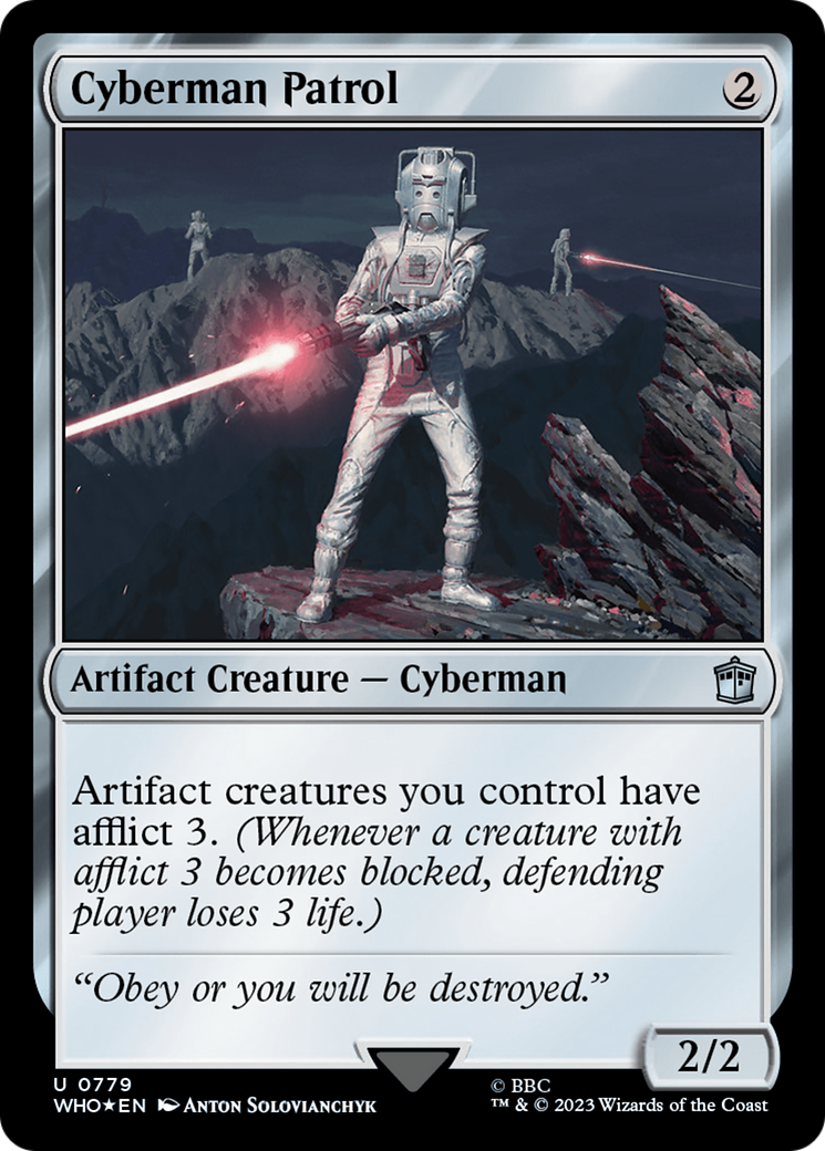 Cyberman Patrol (Surge Foil) [Doctor Who] | Gate City Games LLC