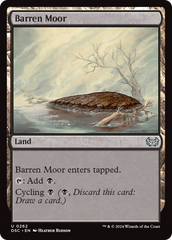 Barren Moor [Duskmourn: House of Horror Commander] | Gate City Games LLC
