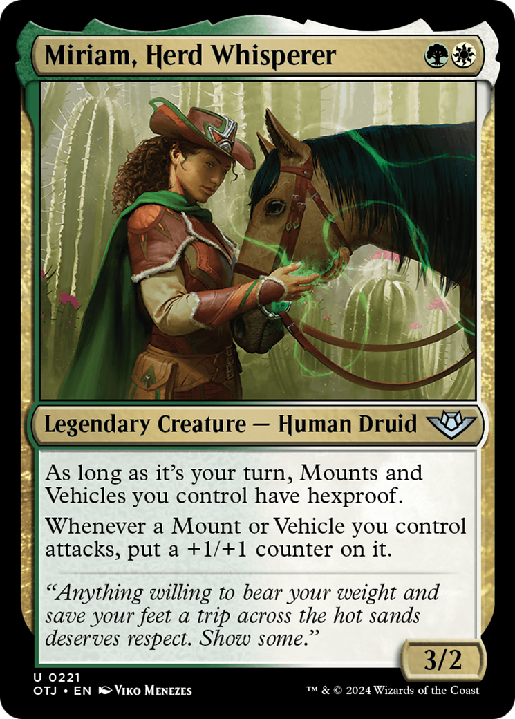 Miriam, Herd Whisperer [Outlaws of Thunder Junction] | Gate City Games LLC
