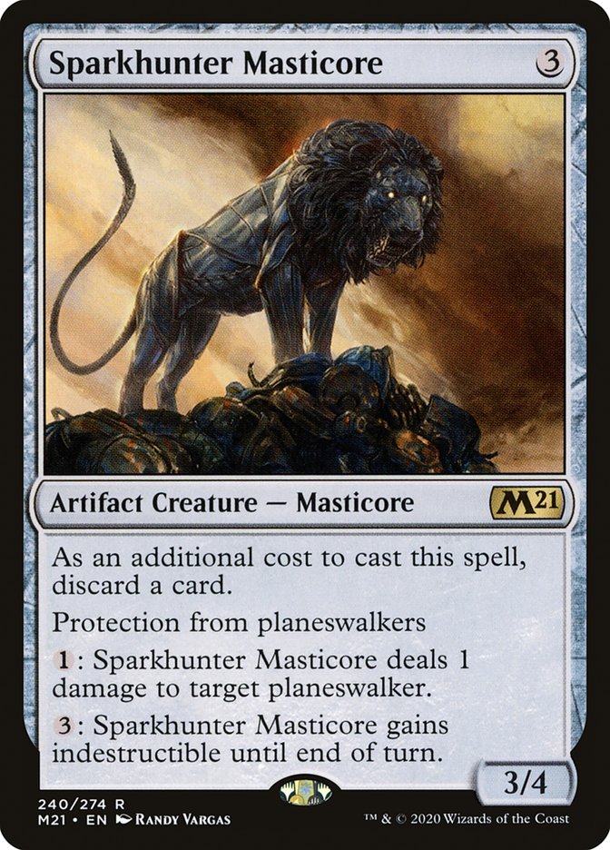 Sparkhunter Masticore [Core Set 2021] | Gate City Games LLC