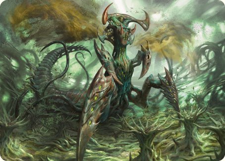 Zopandrel, Hunger Dominus Art Card [Phyrexia: All Will Be One Art Series] | Gate City Games LLC