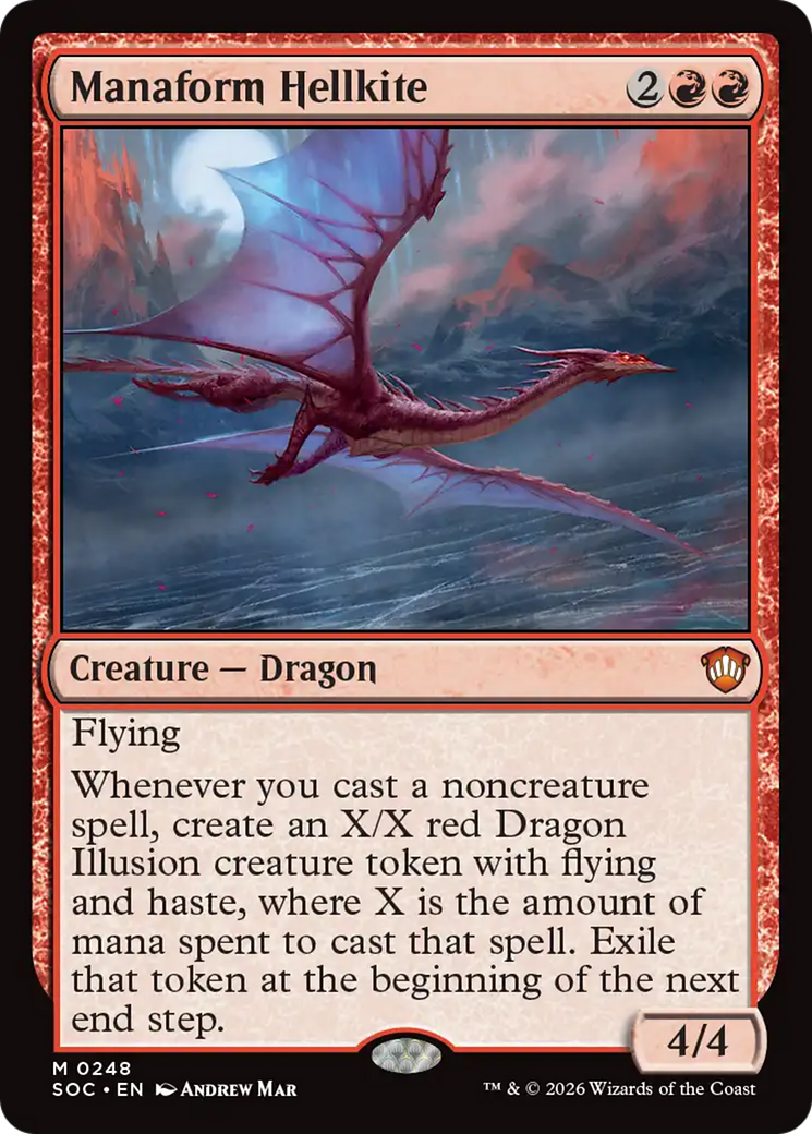 Manaform Hellkite [Secrets of Strixhaven Commander] | Gate City Games LLC