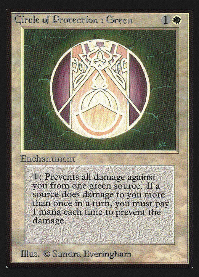 Circle of Protection: Green [International Collectors' Edition] | Gate City Games LLC