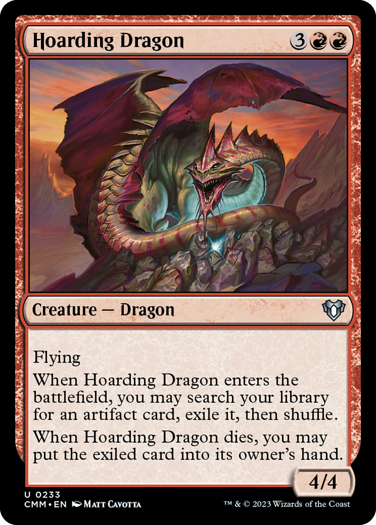 Hoarding Dragon [Commander Masters] | Gate City Games LLC