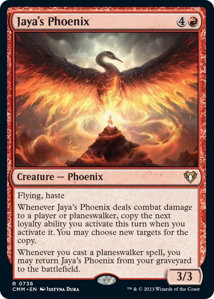 Jaya's Phoenix [Commander Masters] | Gate City Games LLC