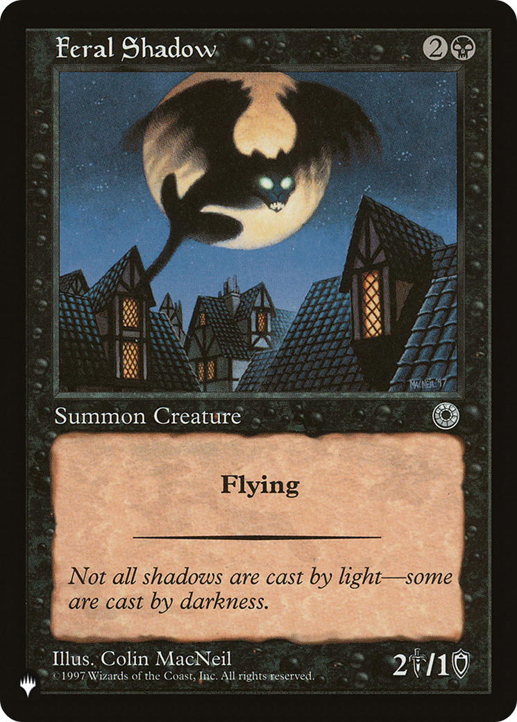 Feral Shadow [The List Reprints] | Gate City Games LLC