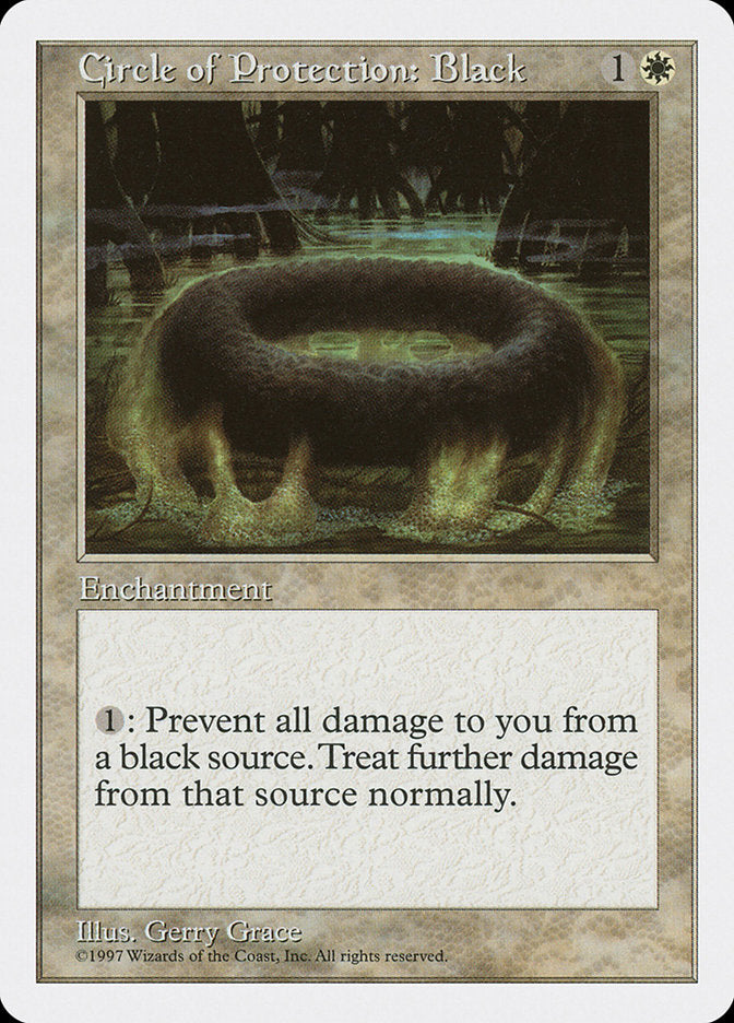 Circle of Protection: Black [Fifth Edition] | Gate City Games LLC