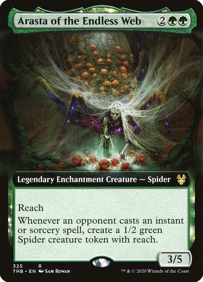 Arasta of the Endless Web (Extended Art) [Theros Beyond Death] | Gate City Games LLC
