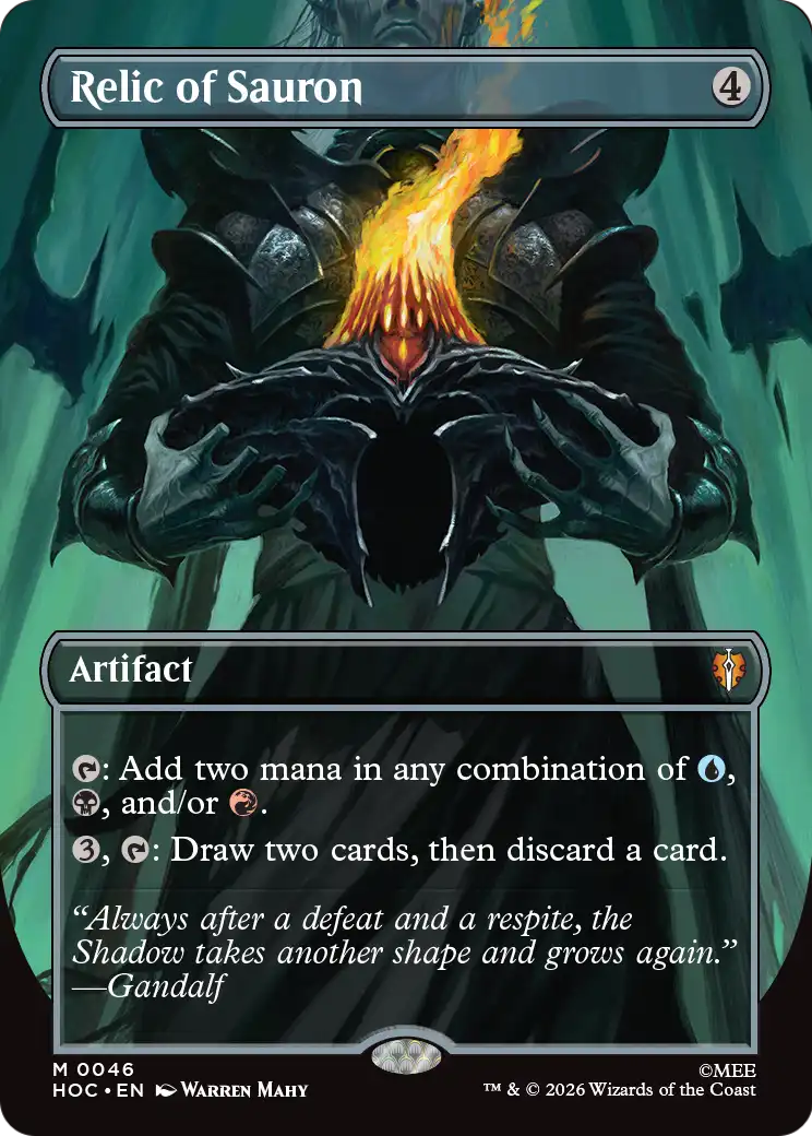 Relic of Sauron (Borderless) [The Hobbit: Eternal-Legal] | Gate City Games LLC