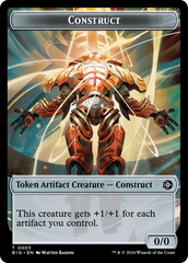 Treasure // Construct Double-Sided Token [Outlaws of Thunder Junction Tokens] | Gate City Games LLC