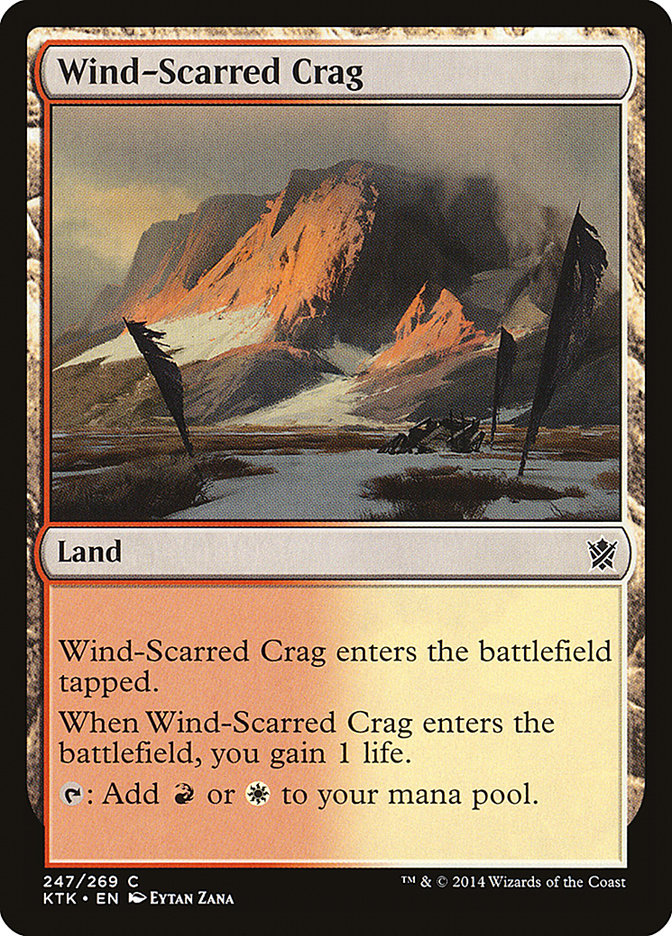 Wind-Scarred Crag [Khans of Tarkir] | Gate City Games LLC
