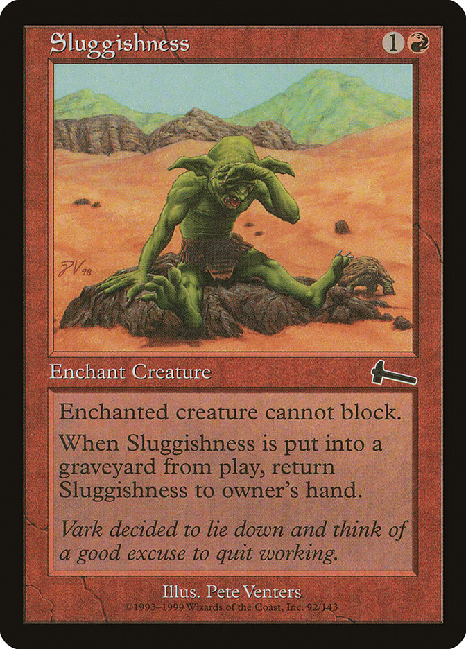 Sluggishness [Urza's Legacy] | Gate City Games LLC