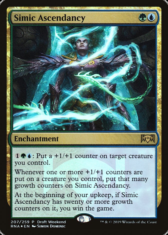 Simic Ascendancy (Draft Weekend) [Ravnica Allegiance Promos] | Gate City Games LLC