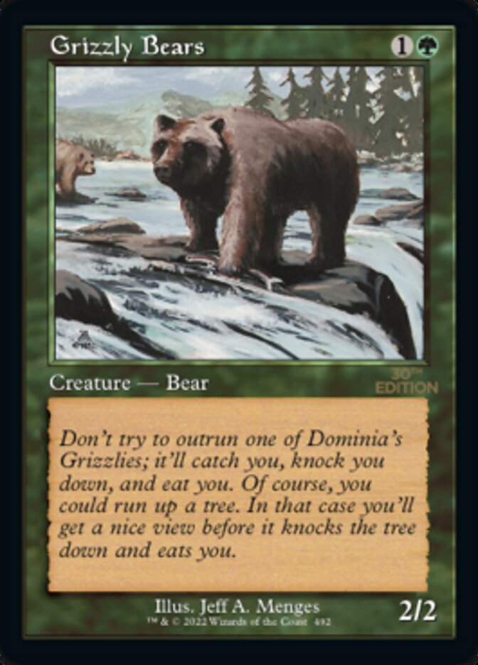 Grizzly Bears (Retro) [30th Anniversary Edition] | Gate City Games LLC